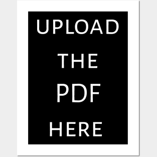 Upload your pdf here Posters and Art